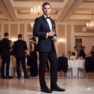 Cole Haan Caldwell Toe Cap Oxford Dress Shoes Men 14 Black High Shine Event Lace